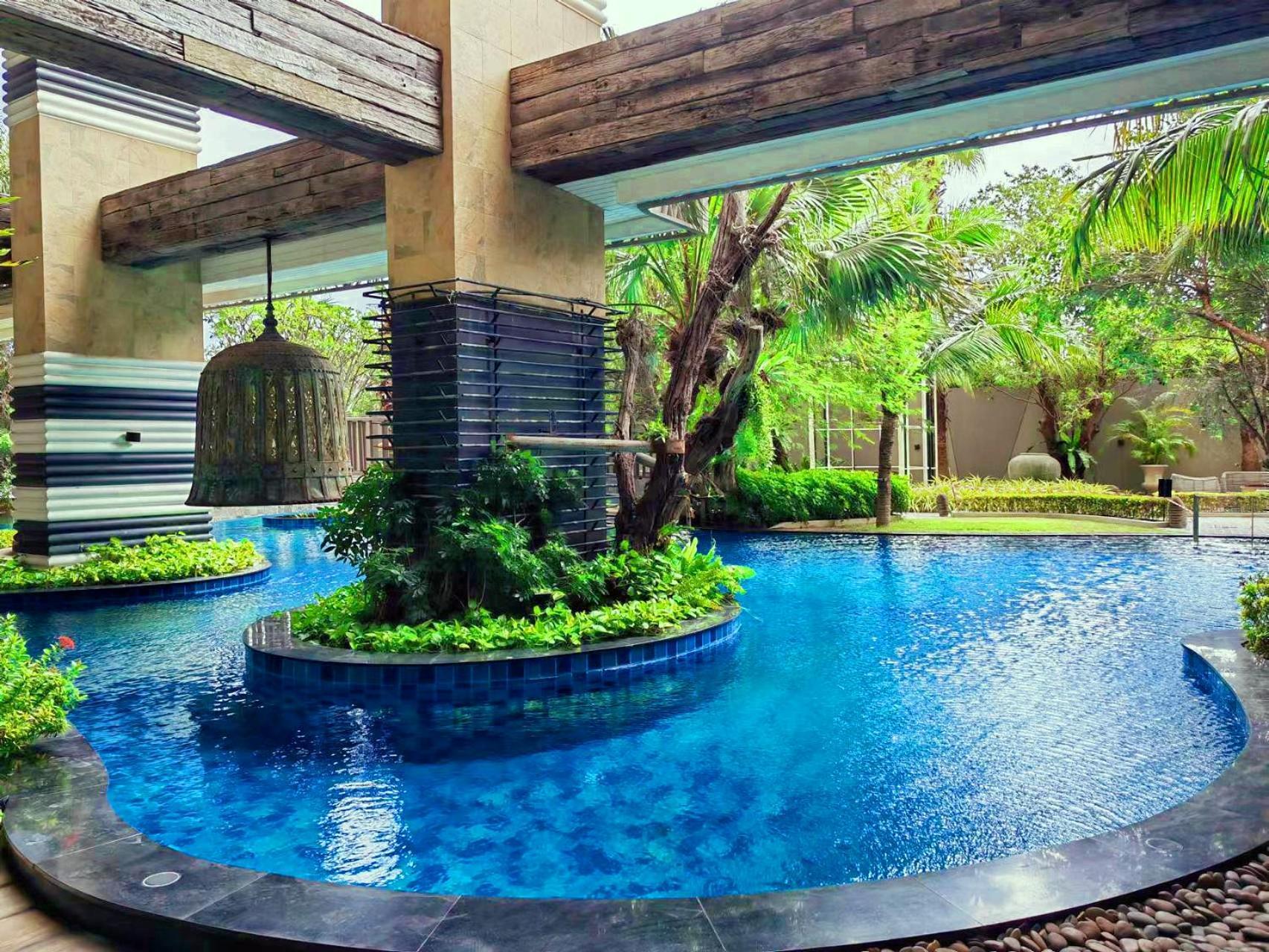 芭提雅高层海景奢华公寓the Riviera Jomtien生香家直达海滩2704 Kültér fotó