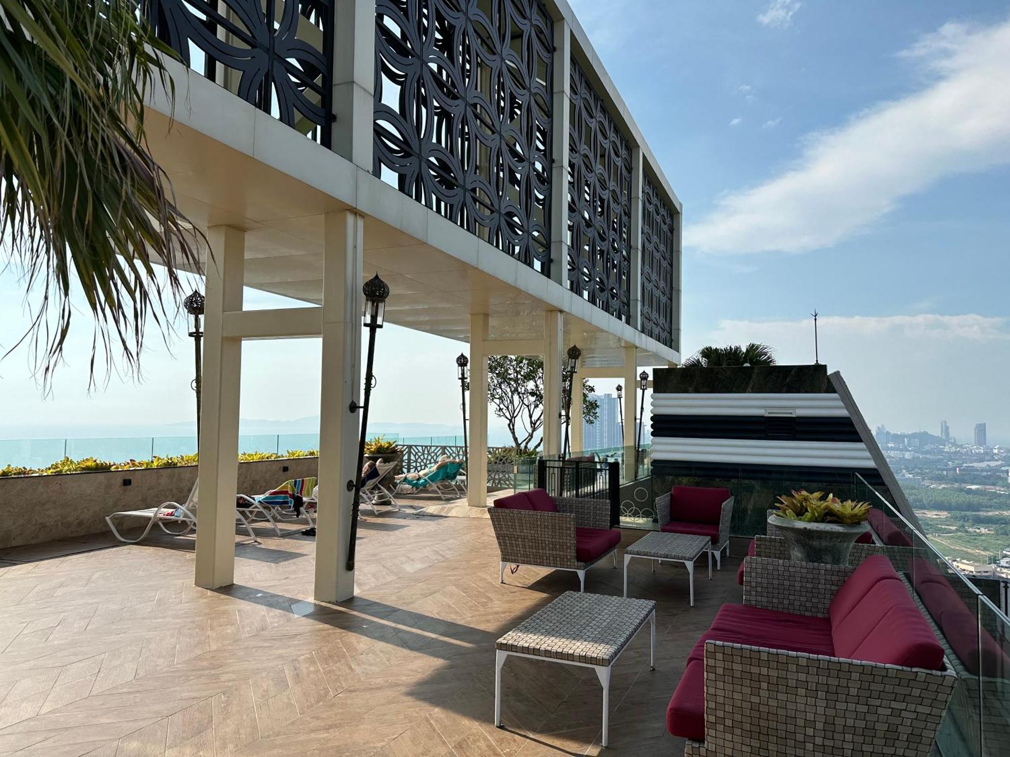 芭提雅高层海景奢华公寓the Riviera Jomtien生香家直达海滩2704 Kültér fotó